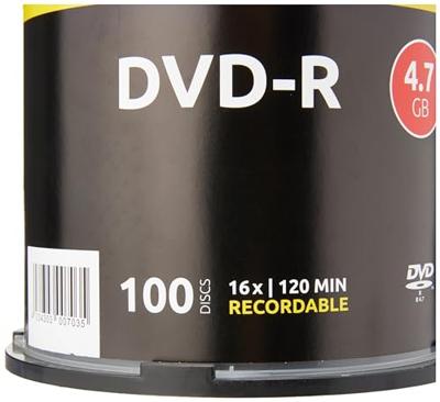Intenso 4101156 DVD-R disc 4.7 GB 100 stuk(s) Spindel