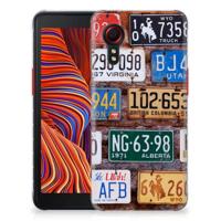 Samsung Galaxy Xcover 5 | Siliconen hoesje | met foto Kentekenplaten - thumbnail