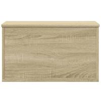 Opbergbox 60x35x35 cm bewerkt hout sonoma eikenkleurig - thumbnail