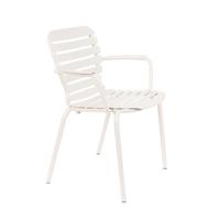 Zuiver Tuinstoel 'Vondel' Met armleuning, Aluminium, kleur Clay - thumbnail