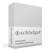 Schlafgut Schlafgut Pure Jersey Boxspring Hoeslaken M - 120x200 - 130x220 511 Grey Light - thumbnail