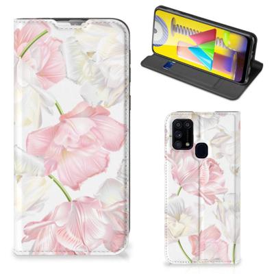 Samsung Galaxy M31 Smart Cover Lovely Flowers Samsung Galaxy M31 Smart Cover Lovely Flowers