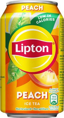Frisdrank Lipton Ice Tea peach blik 330ml | 24 stuks