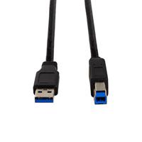 LogiLink USB-kabel USB 3.2 Gen1 (USB 3.0 / USB 3.1 Gen1) USB-A stekker, USB-B stekker 1.00 m Zwart CU0023 - thumbnail