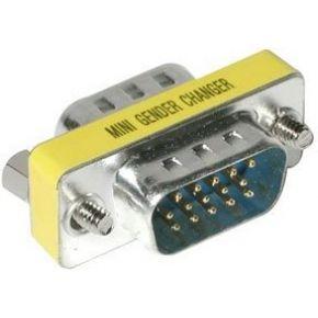 Valueline Gchd-mm15p Metalen Mini Vga Adapter Hd15p Mannelijk - Hd15p Mannelijk