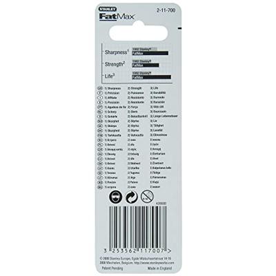 Stanley handgereedschap FATMAX Reservemes (10 stuks) - 2-11-700 - 2-11-700