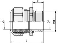 LAPP 52032525 Wartel PG11 Nikkel Nikkel 5 stuk(s) - thumbnail