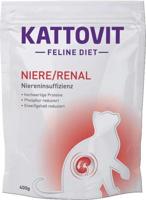 Kattovit - Nier/Renal droogvoer voor katten | Droogvoer voor katten | Droogvoer voor katten ter ondersteuning van de nierfunctie voor volwassen katten. Dieet voer als compleet voer | 6 x 400 g kip - thumbnail