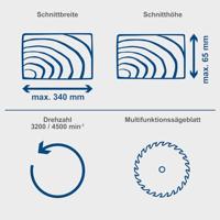 Scheppach Universele kap- trekzaag 8" HM90MP - thumbnail