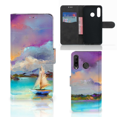 Hoesje Huawei P30 Lite (2020) Boat Hoesje Huawei P30 Lite (2020) Boat