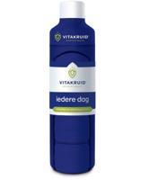 Vitakruid Waterfles met pillendoos 375ml 1 Stuks - thumbnail