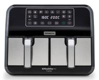 Kenwood Home Appliance HFM20.000MB Airfryer 8 l 1700 W Timerfunctie, Anti-aanbaklaag Zwart/zilver - thumbnail