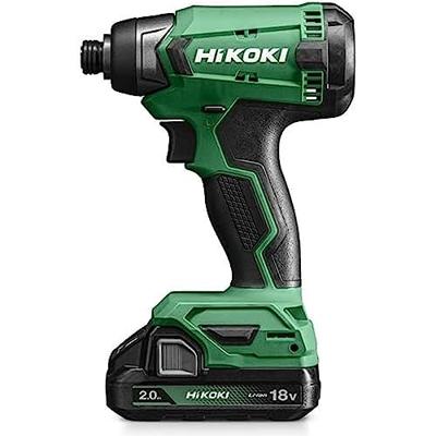 Hikoki WH18DAWCZ | Accu slagschroevendraaier | 18 V | 140 Nm | 1/4" | 2 x 2.0 Ah accu + lader | In kunststof koffer WH18DAWCZ