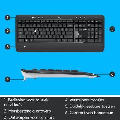 Logitech MK540 Advanced desktop set