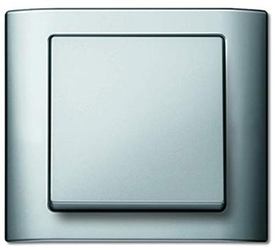 Merten Aquadesign afdekraam 1-voudig aluminium MTN400160