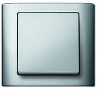 Merten Aquadesign afdekraam 1-voudig aluminium MTN400160 - thumbnail