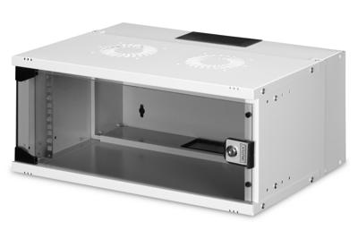 Digitus DN-49200 19inch-wandkast (b x h x d) 540 x 240 x 400 mm 4 HE Grijs, Grijs (metalen behuizing), Grijs (RAL 7035) Digitus DN-49200 19inch-wandkast (b x h x d) 540 x 240 x 400 mm 4 HE Grijs, Grijs (metalen behuizing), Grijs (RAL 7035)