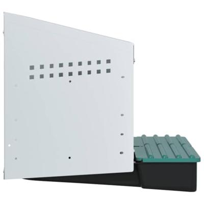 Kippennestkast 2 compartimenten wandmontage gegalvaniseerd staal Kippennestkast 2 compartimenten wandmontage gegalvaniseerd staal