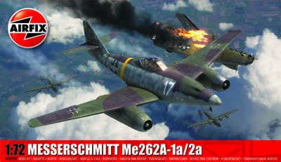 Airfix 1/72 MESSERSCHMITT ME262A-1A/2A
