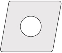 Dormer Pramet draaiwisselplaat tc100 | 10 stuk stuks - thumbnail