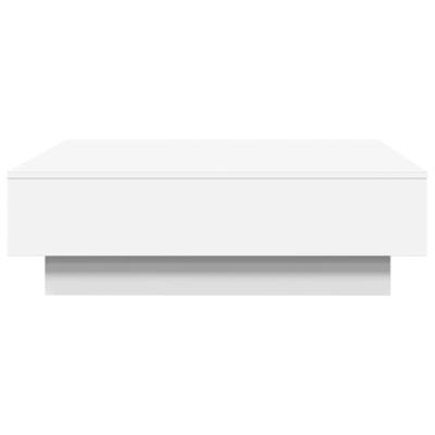 Salontafel 90x90x28 cm spaanplaat wit