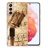 Samsung Galaxy S21 | Siliconen hoesje | met foto Bladmuziek - thumbnail