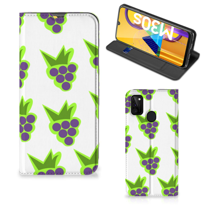 Samsung Galaxy M30s | M21 | Flip Style Cover | Druiven Samsung Galaxy M30s | M21 | Flip Style Cover | Druiven