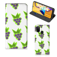 Samsung Galaxy M30s | M21 | Flip Style Cover | Druiven - thumbnail