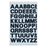 Avery Etiketten, letters A-Z, 2 blad, zwart, waterbestendige folie - thumbnail