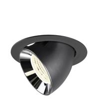 SLV InbouwspotNuminos Gimble XL zwart/chroom 4000K - 55gr - 1009908 - thumbnail