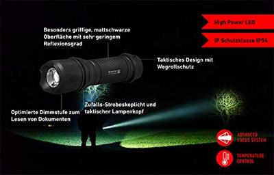 Ledlenser TX1 Zaklamp werkt op batterijen LED Met handlus, Met stroboscoopfunctie 350 lm 5.5 h 98 g