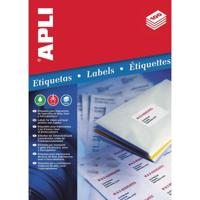 Apli etiketten ft 63,5 x 38,1 mm (b x h), ronde hoeken, 525 stuks, 21 per blad (1992) - thumbnail