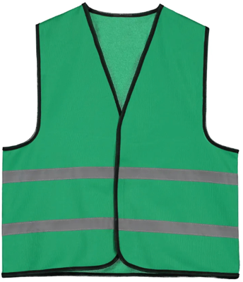 Veiligheidshesje kind groen - Veiligheidshesje kind groen