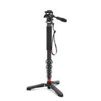 3 Legged Thing Legends Alana Monopod Metallic Slate Grey Kit with DOCZ2 Foot Stabilizer & AH Trinity Darkness, Matte Black - thumbnail