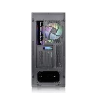 Thermaltake CA-1S4-00M1WN-00 Midi-tower PC-behuizing Zwart 3 voorgeïnstalleerde LED-ventilators, LCS-compatibel, Zijvenster, Geschikt voor DIY-waterkoeling, - thumbnail