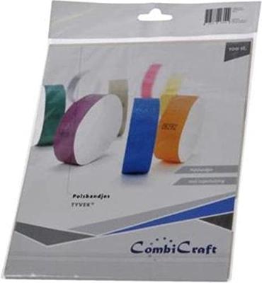 Polsband Combicraft Tyvek blauw 100 stuks