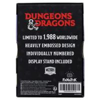 Dungeons & Dragons Metal Card 35th Anniversary Legend of Drizzt Limited Edition - thumbnail