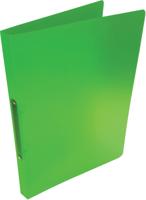 Alpha ringmap, voor ft A4, uit PP, 2 ringen van 16 mm, transparant groen - thumbnail