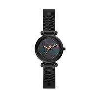 Horlogeband Fossil ES4829 Staal Zwart 12mm - thumbnail