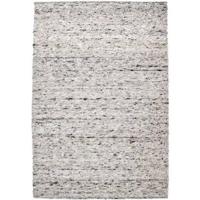 Tapeso Wollen vloerkleed handweef Ylva - grijs - 200x240 cm - thumbnail