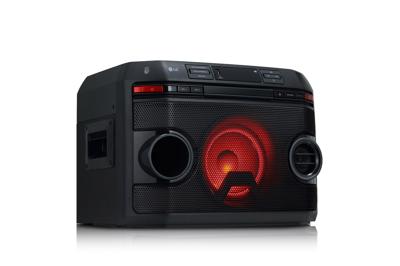 LG Electronics LG OL45 XBOOM HiFi-installatie met 220 watt (CD en radio, USB, multi-bluetooth, karaoke-functies), OL45.DEUSLLK