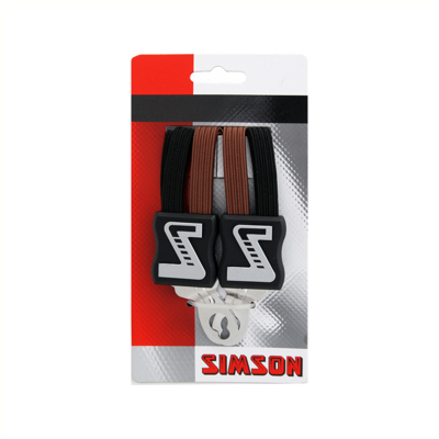 Simson quattro-binder strong zwart/bruin