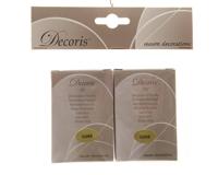 Kerstbalhaakjes l3,5 cm goud s50 2 stuks KSD - Ksd - thumbnail