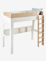 Hoogslaper met opbergruimte voor ontwikkelingscombinatie EASYSPACE wit/hout - thumbnail