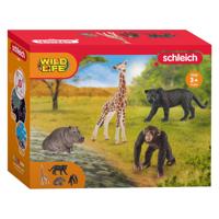 Schleich Wild Life Dieren 4 Stuks - thumbnail