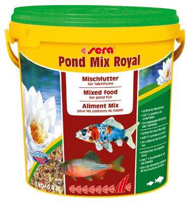 Sera Pond Mix Royal 10L - Compleet Voeder voor Diverse Vijvervissen met Spirulina & Gammarus Sera Pond Mix Royal 10L - Compleet Voeder voor Diverse Vijvervissen met Spirulina & Gammarus