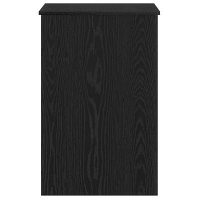 Bureau Zwart eiken 100 x 50 x 76 cm Bewerkt hout