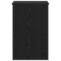 Bureau Zwart eiken 100 x 50 x 76 cm Bewerkt hout - thumbnail