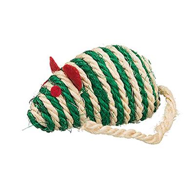 TRIXIE MUIS SISAL MET CATNIP ASSORTI 10 CM 4 ST
