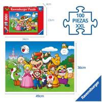 Ravensburger super mario puzzel, 100st. xxl - thumbnail